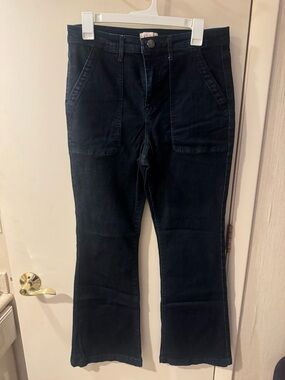 Knox Rose Dark Navy Flare Jeans